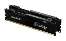Kingston Pamięć DDR3 Kingston Fury Beast 16GB (2x8GB) 1600MHz CL10 1,5V czarna