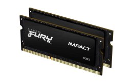 Kingston Pamięć SODIMM DDR3 Kingston Fury Impact 8GB (2x4GB) 1866MHz CL11 1,35V czarna