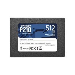 Patriot Memory Dysk SSD Patriot P210 512GB 2.5" SATA3 (520/430 MB/s) 7mm