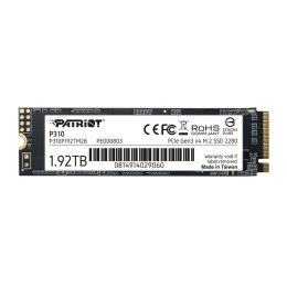 Patriot Memory Dysk SSD Patriot P310 1.92TB M.2 2280 PCIe NVMe (2100/1800 MB/s)