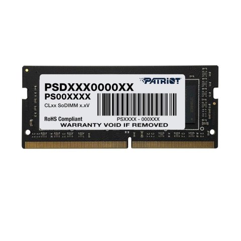 Patriot Memory Pamięć SODIMM DDR4 Patriot Signature Line 16GB (1x16GB) 2400 MHz CL17 1,2V