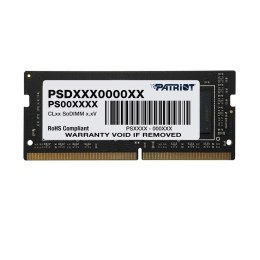 Patriot Memory Pamięć SODIMM DDR4 Patriot Signature Line 4GB (1x4GB)2133 MHz CL15 1,2V