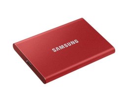 Samsung Dysk SSD zewnętrzny USB Samsung SSD T7 1TB Portable (1050/1000 MB/s) USB 3.1 Red