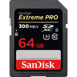 SanDisk Karta pamięci SDXC SanDisk Extreme PRO 64GB 300/260 MB/s UHS-II