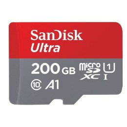 SanDisk Karta pamięci SanDisk Ultra Android microSDXC 200 GB 120MB/s A1 Cl.10 UHS-I + ADAPTER