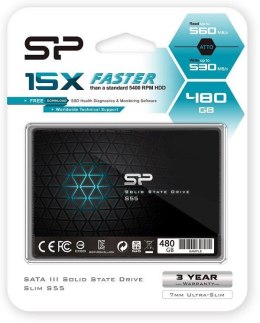 SILICON POWER Dysk SSD Silicon Power S55 480GB 2.5" SATA3 (560/530) 7mm