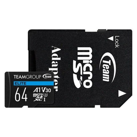 Team Group Karta pamięci MicroSDXC Team Group 64GB UHS-I U3 V30 A1 90/45 MB/s
