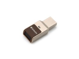 VERBATIM Pendrive Verbatim 64GB FingerPrint Secure USB 3.0 256-bit szyfrowanie czytnik linii papilarnych