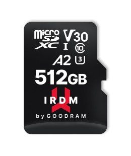 Goodram Karta pamięci microSDHC GOODRAM 512GB IRDM-A2 UHS + adapter