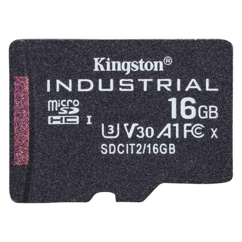 Kingston Karta pamięci Kingston Industrial microSD 16GB Class 10 UHS-I U3