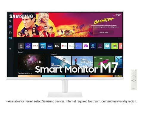 Samsung Monitor Samsung 32" Smart M7 White (LS32BM701UUXEN) 2xHDMI 3xUSB USB-C WIFI BT głośniki