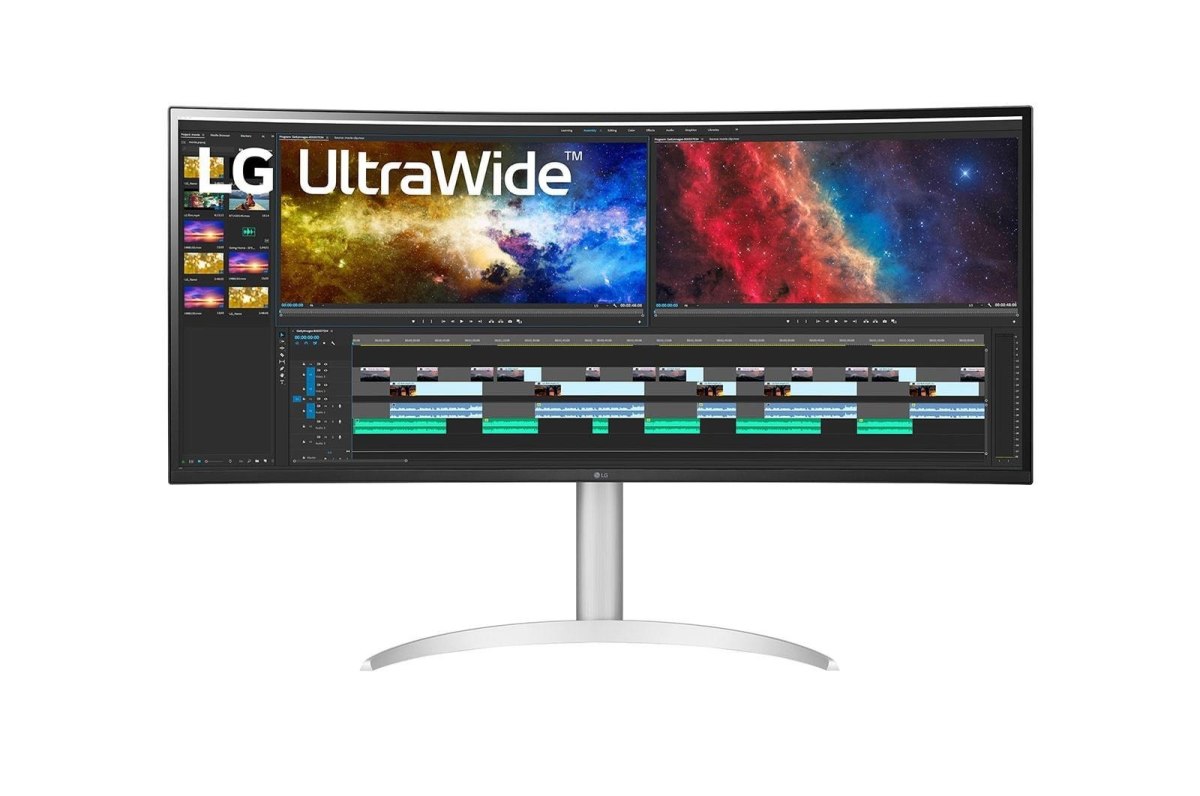 LG Monitor LG 37,5" 38WP85C-W 2xHDMI DP USB-C głośniki 2x10w