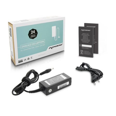 Zasilacz Movano 19v 2.1a (5.5x3.0 pin) 40W do Samsung Zasilacz Movano 19v 2.1a (5.5x3.0 pin) 40W do Samsung
