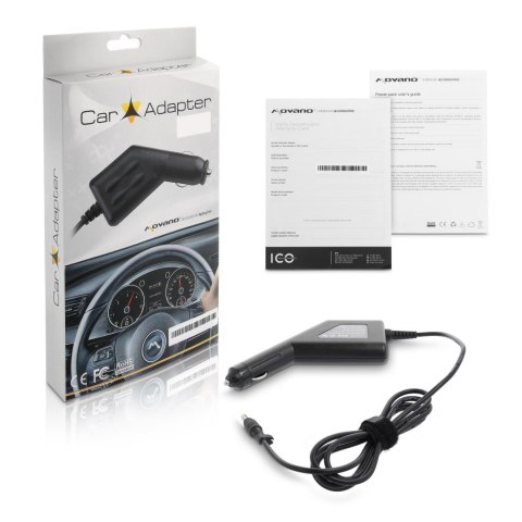 Zasilacz samochodowy Movano 18.5v 3.5a (4.8x1.7) 65W do HP, Compaq Zasilacz samochodowy Movano 18.5v 3.5a (4.8x1.7) 65W do HP, Compaq